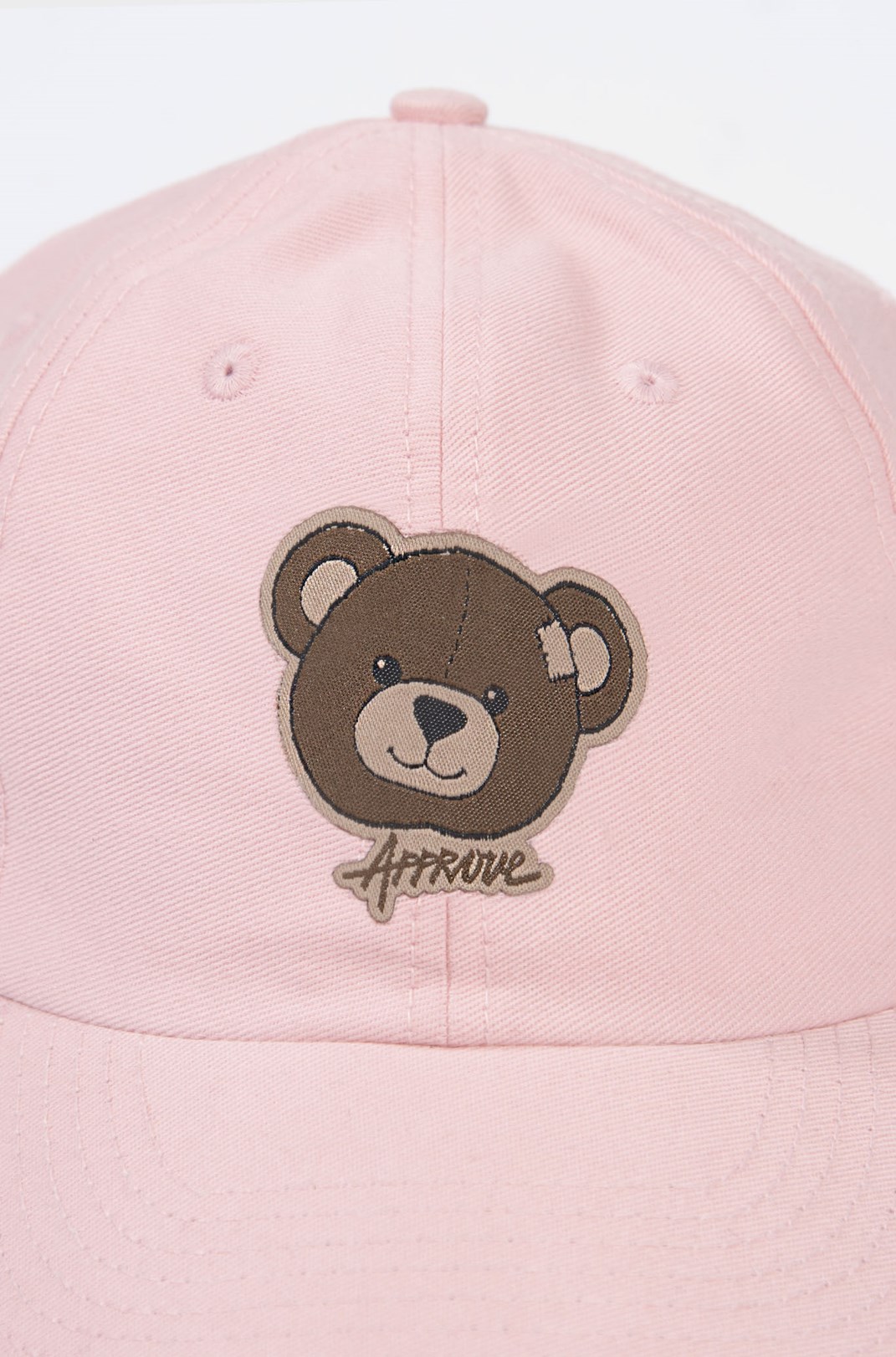 Boné Dad Hat Approve Bear Rosa