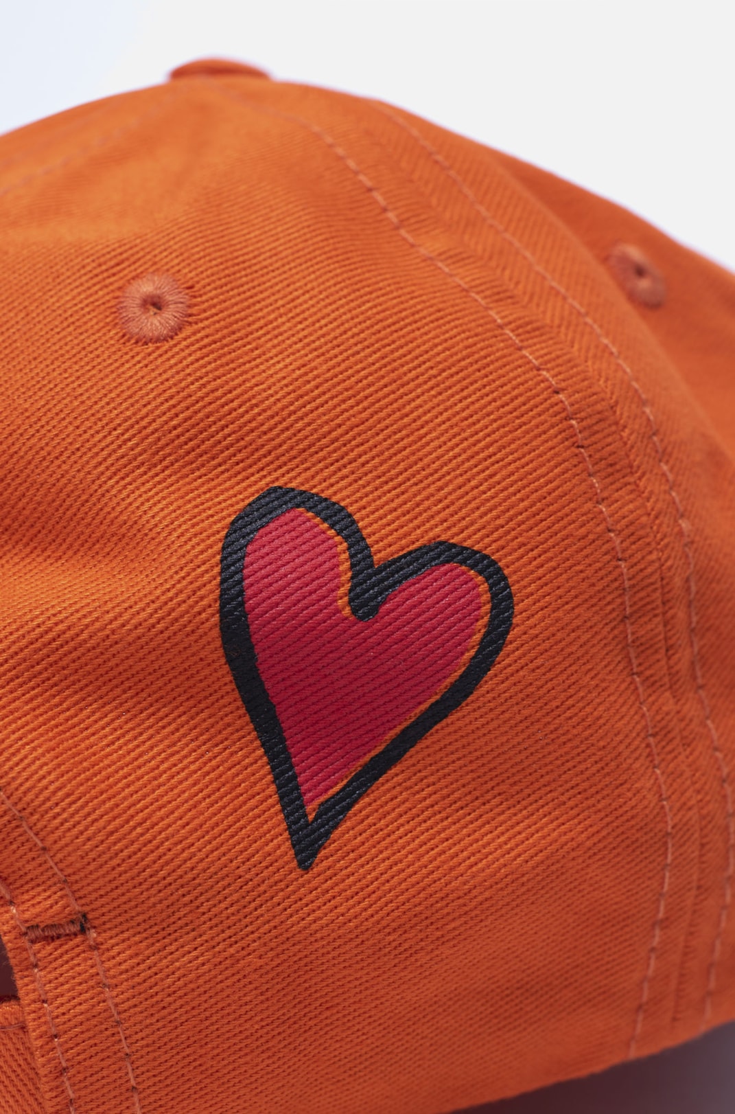 Boné Dad Hat Approve Doodle Laranja
