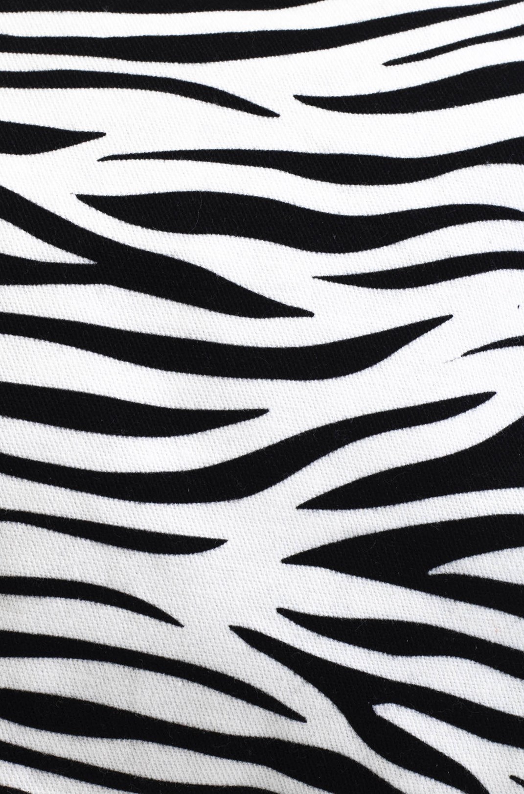 Bucket Approve Animal Print Zebra Off White