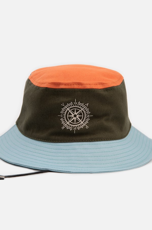 Bucket Hat Approve Camping Laranja e Azul