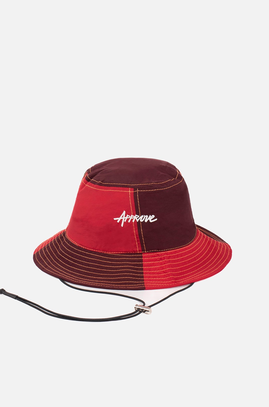 Bucket Hat Approve Vibrant Lines Bordô Vinho