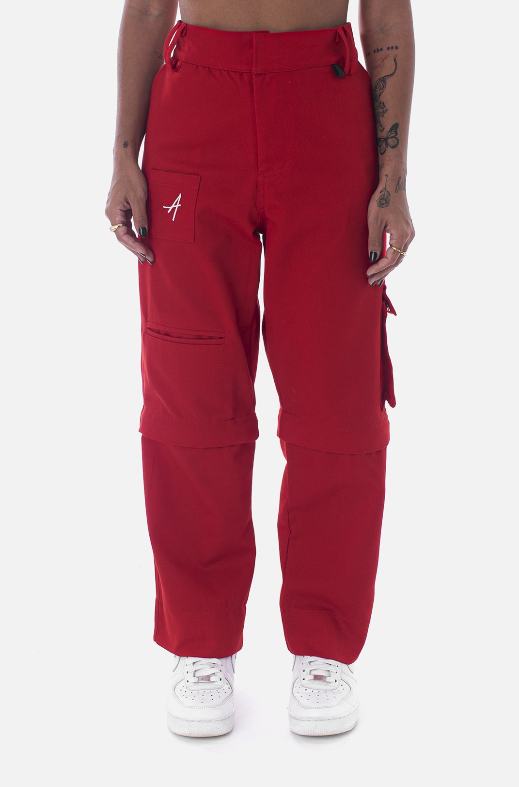 Calça Cargo Approve Workwear Vermelha
