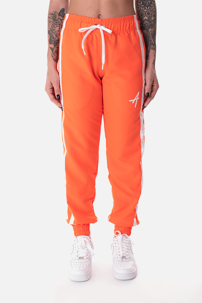 calça jogger camuflada laranja