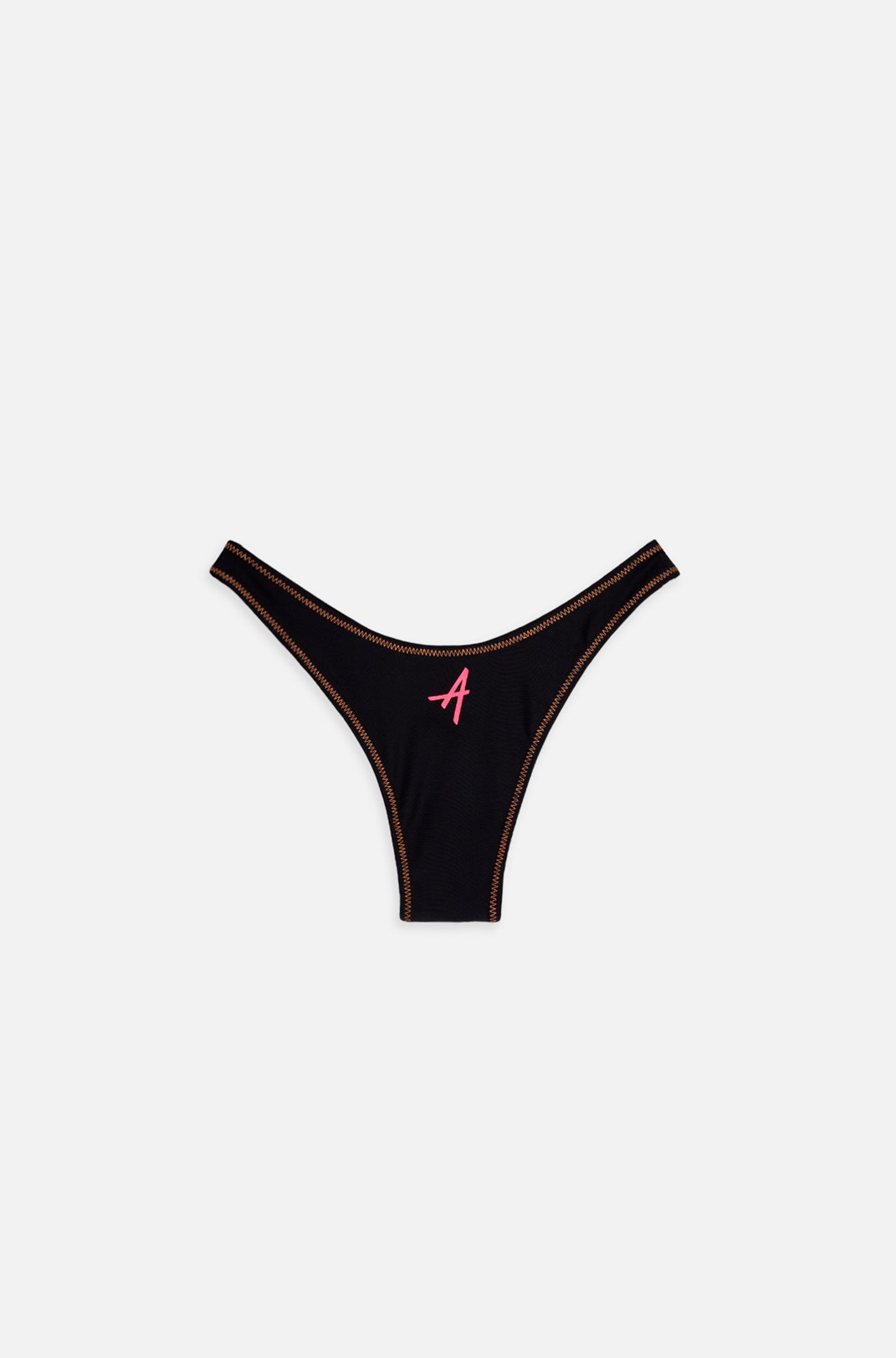 Calcinha Asa Delta Approve Swimwear Preta E Pink