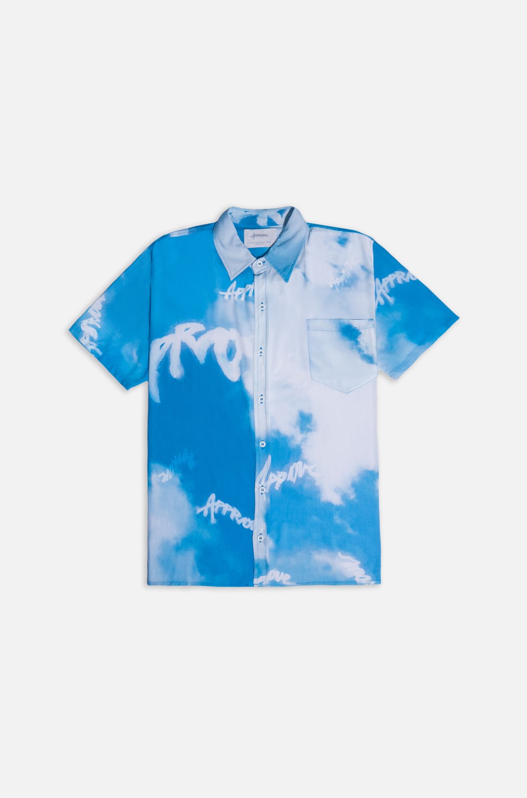 Camisa Approve Cloud Print Azul