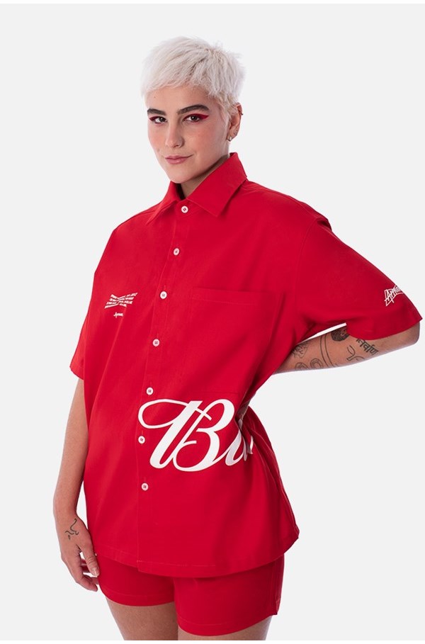 Camisa Approve X Budweiser Vermelha