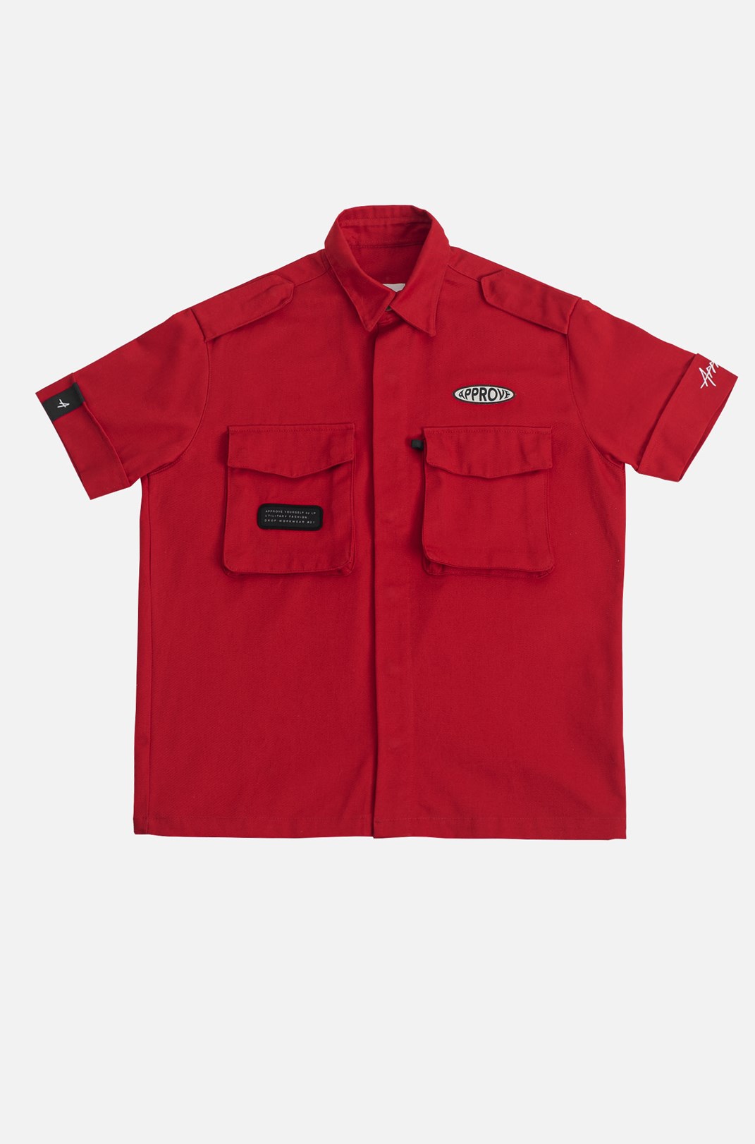 Camisa Sarja Approve Workwear Vermelha