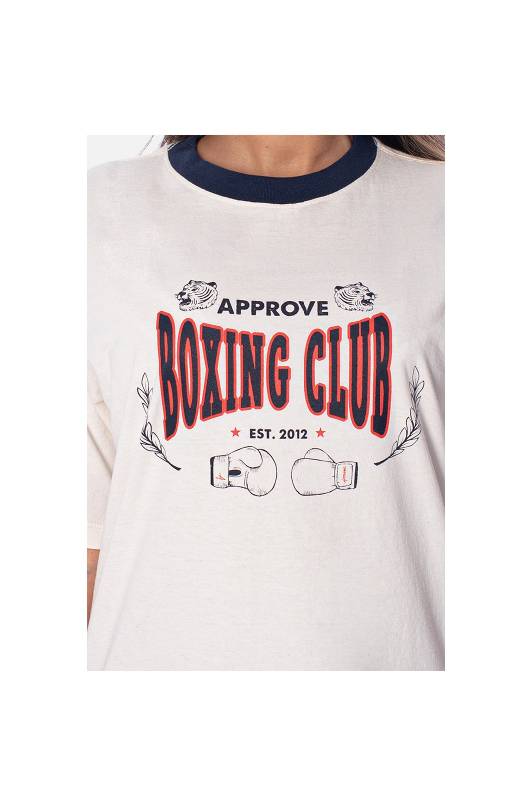 Camiseta Approve Boxing Club Off White