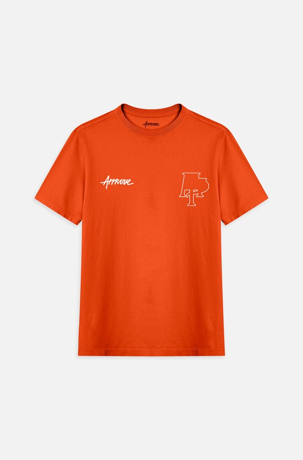 Camiseta Bold Approve Ap Summer Laranja