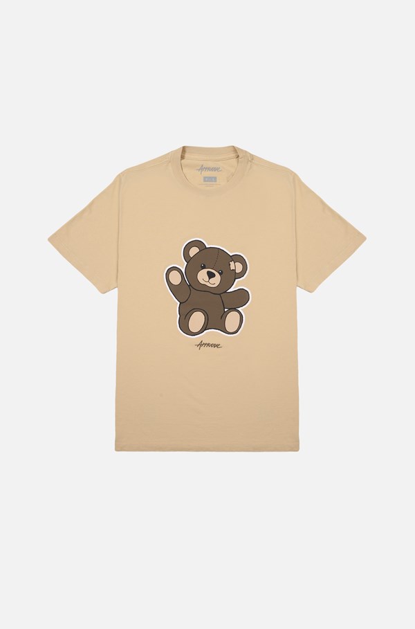 Camiseta Bold Approve Bear Bege