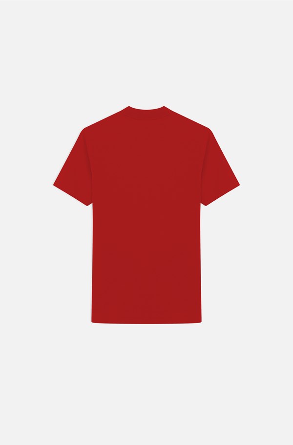 Camiseta Bold Approve Big Logo A Vermelha E Branca