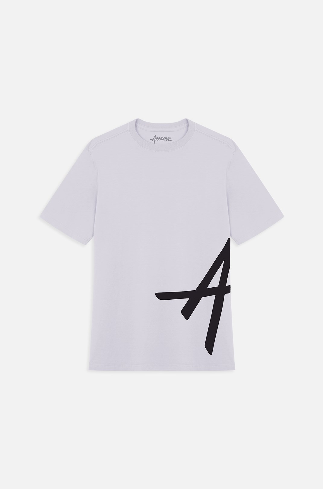 Camiseta Bold Approve Big Logo Branca e Preta