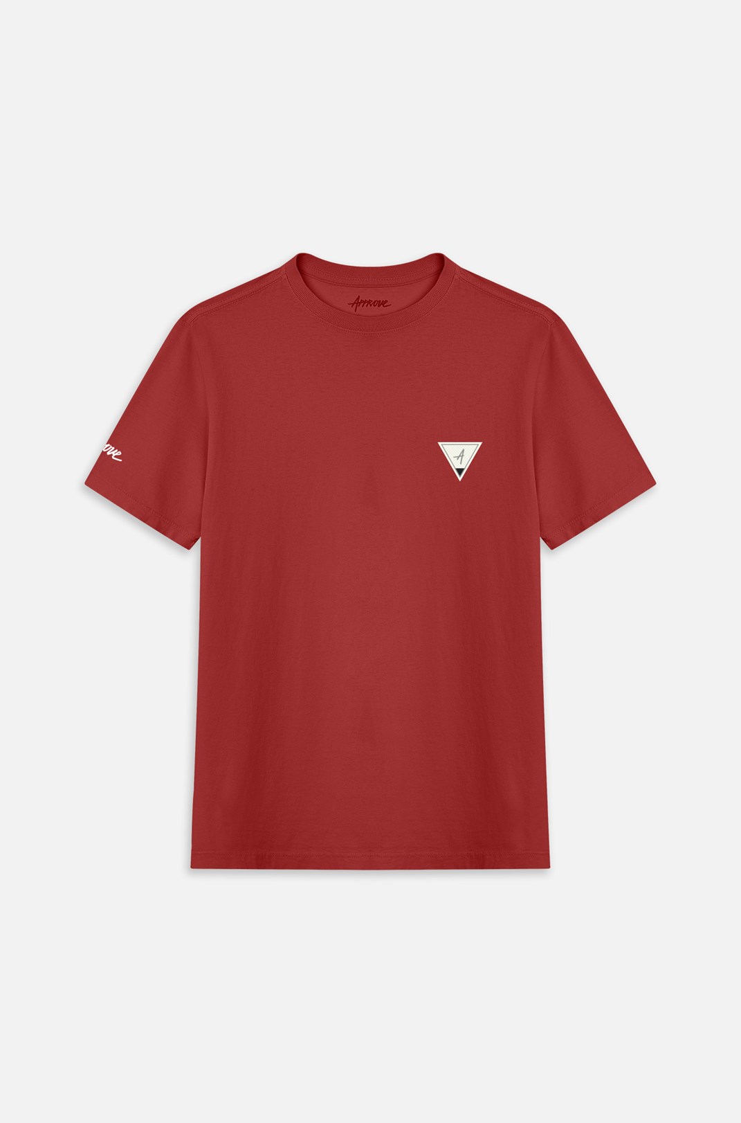 Camiseta Bold Approve Broken Design Vermelha
