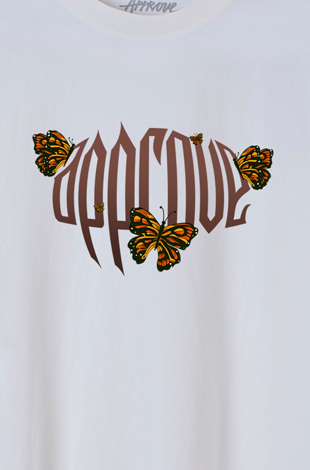 Camiseta Bold Approve Butterfly Effect Off White 