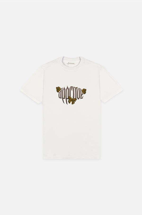 Camiseta Bold Approve Butterfly Effect Off White