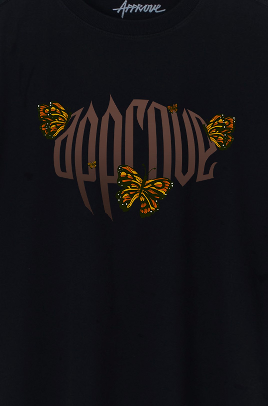 Camiseta Bold Approve Butterfly Effect Preta
