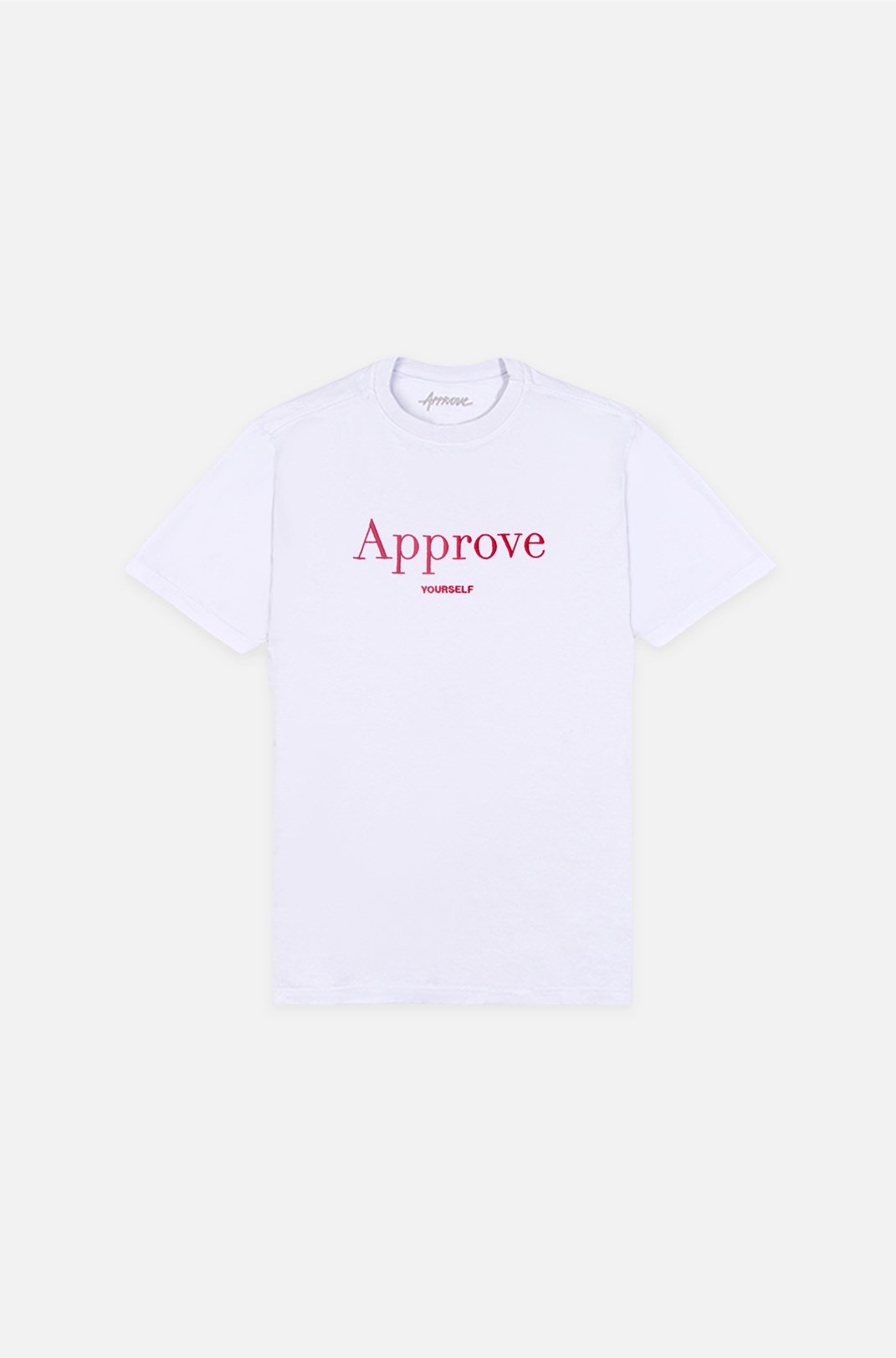 Camiseta Bold Approve Chromatic Branca E Vermelha