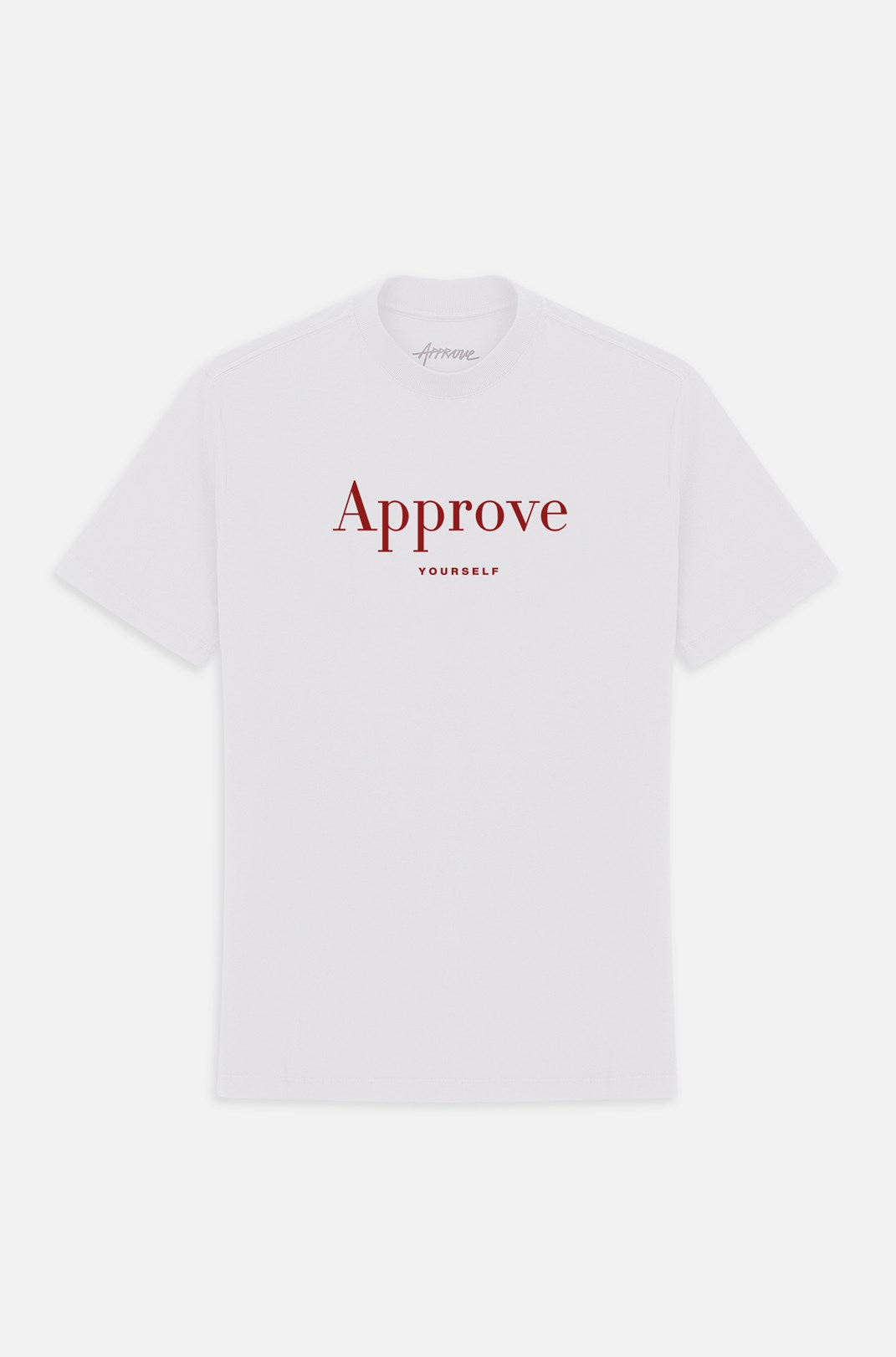 Camiseta Bold Approve Chromatic Branca E Vermelha