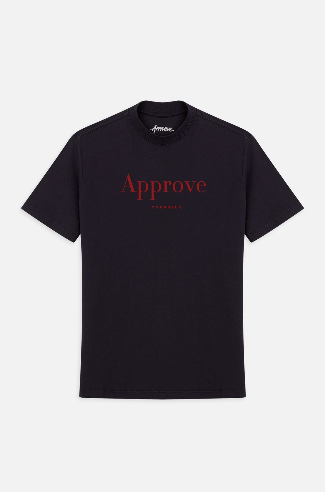 Camiseta Bold Approve Chromatic Preta E Vermelha