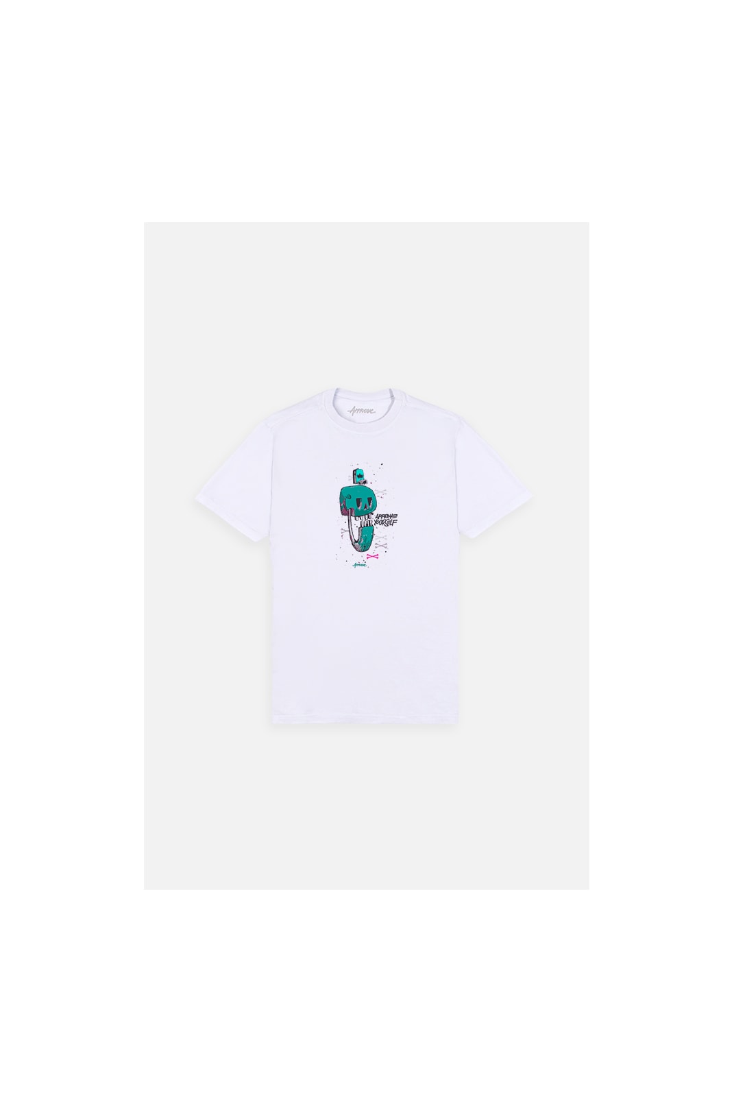 Camiseta Bold Approve Cusco Skull Branca