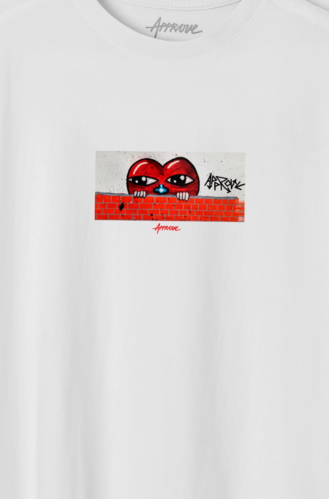 Camiseta Bold Approve Esc Heart Branca