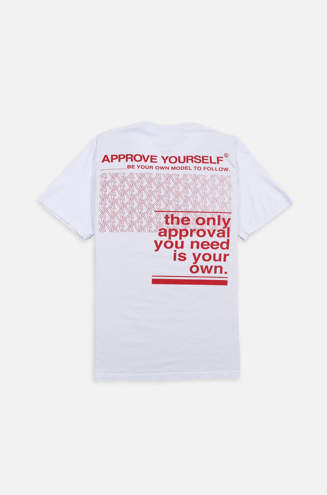 Camiseta Bold Approve Full Logo Branca