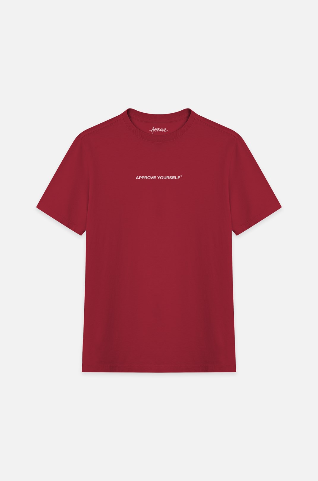 Camiseta Bold Approve Full Logo Vermelha