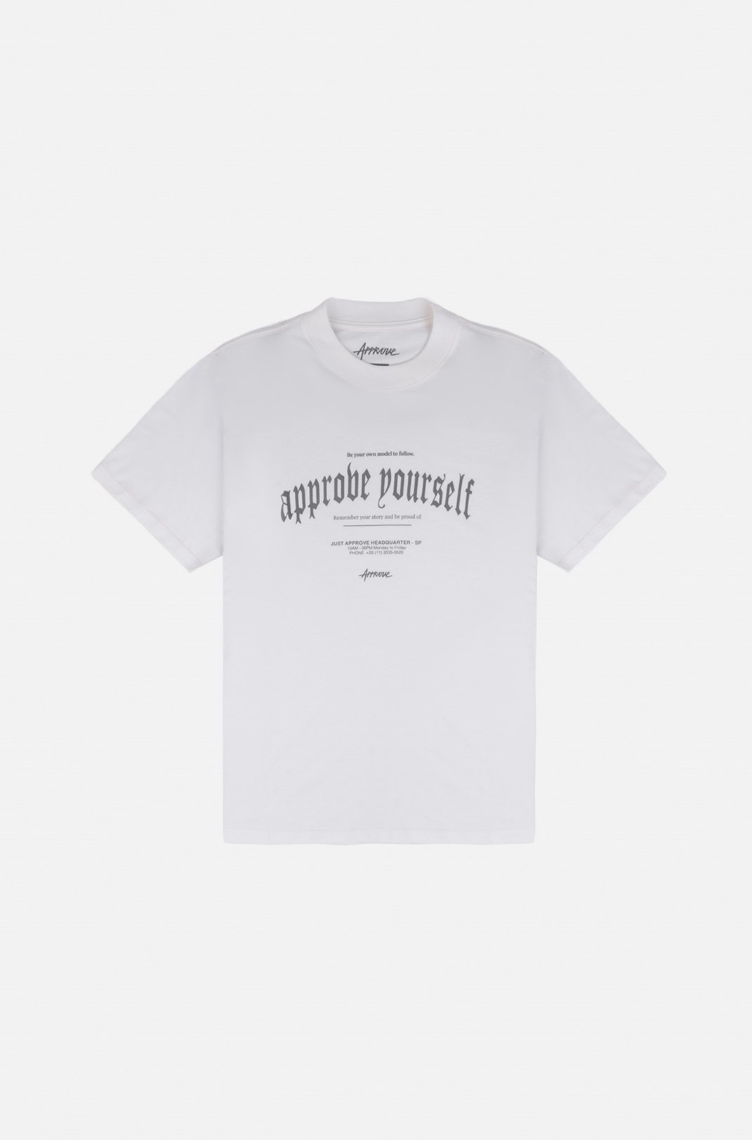 Camiseta Bold Approve Gothic Off White