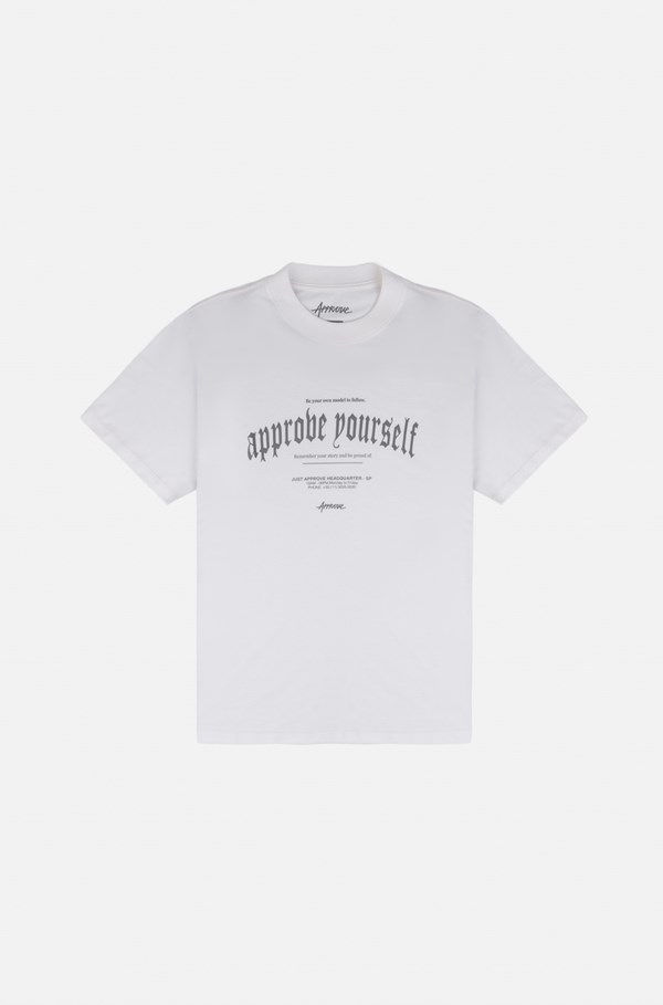 Camiseta Bold Approve Gothic Off White