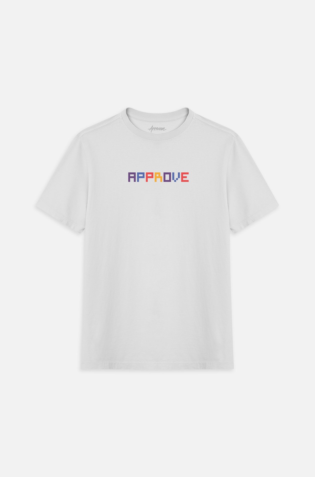 Camiseta Bold Approve Pixel Branca