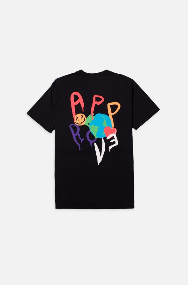 Camiseta Bold Approve Planet Preta Preto