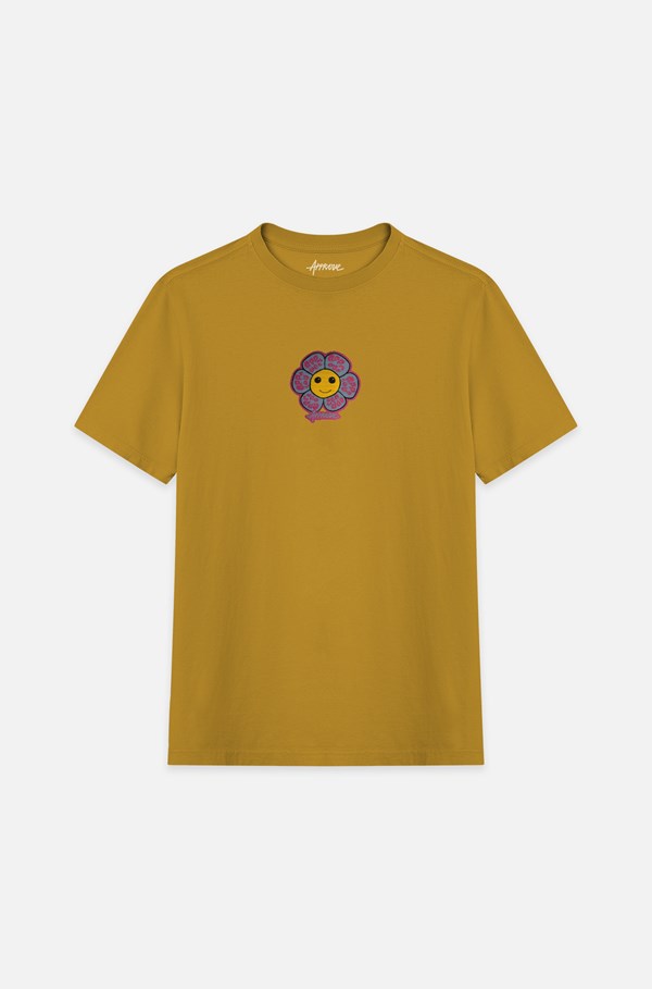 Camiseta Bold Approve Psychedelic Amarela