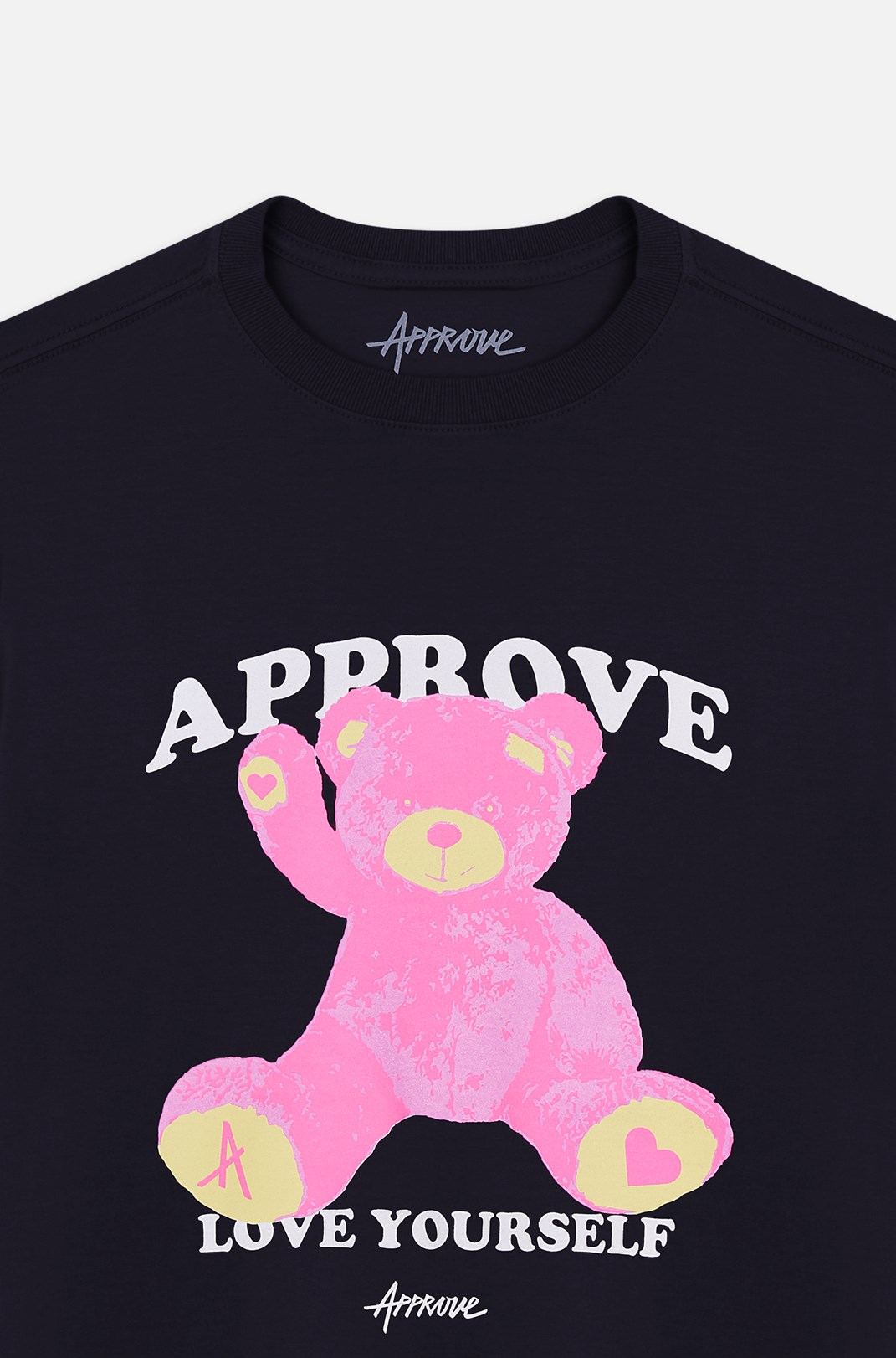 Camiseta Bold Approve Rainbow Bear Preto