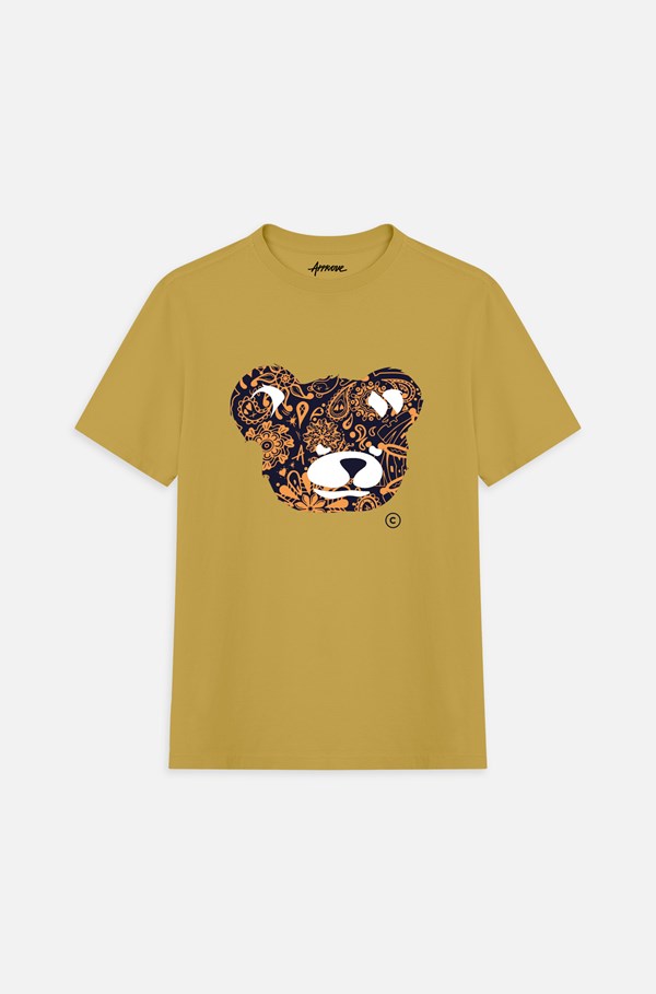 Camiseta Bold Approve Reduced Amarelo Mostarda