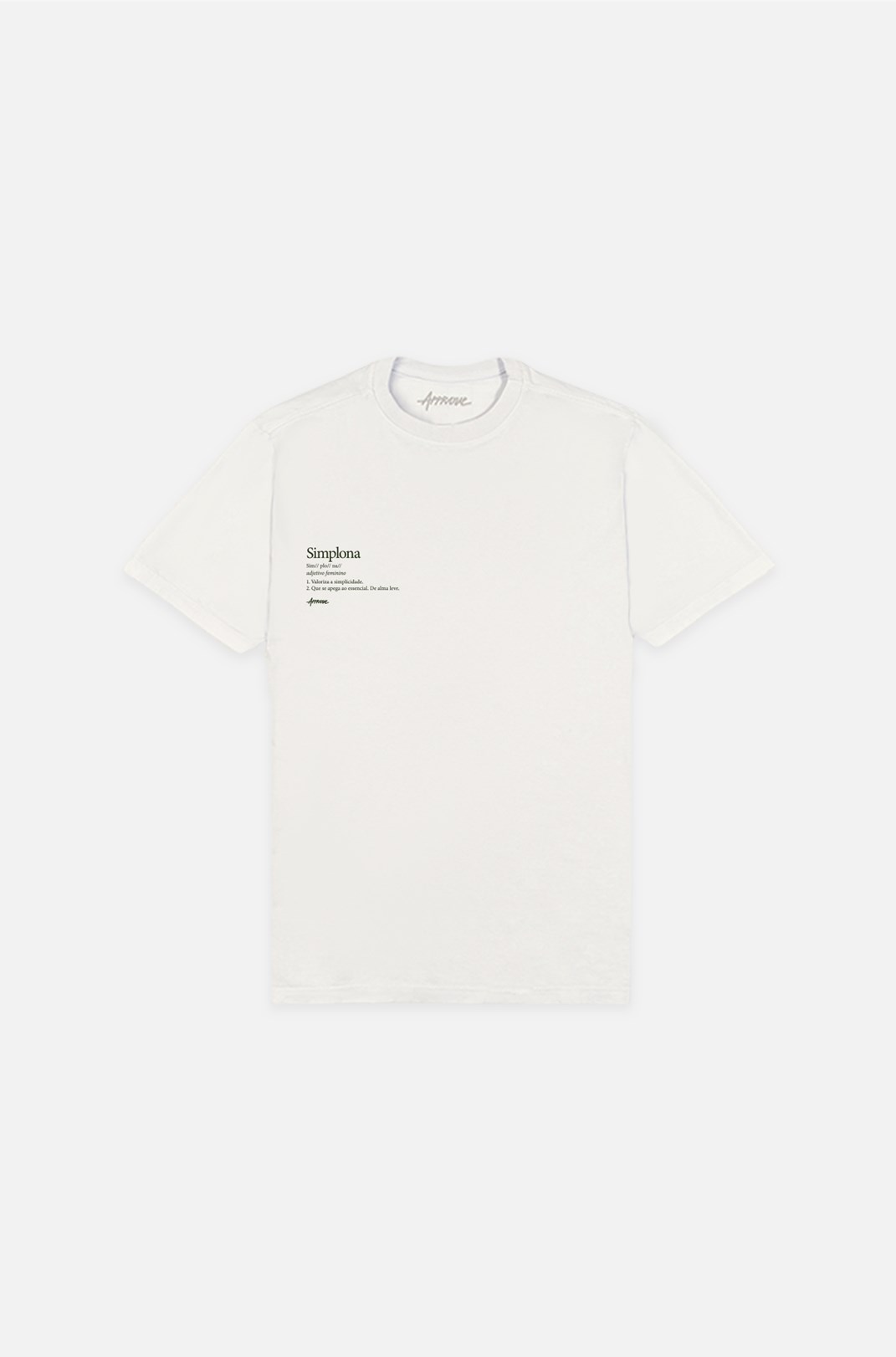 Camiseta Bold Approve Simplona Off White