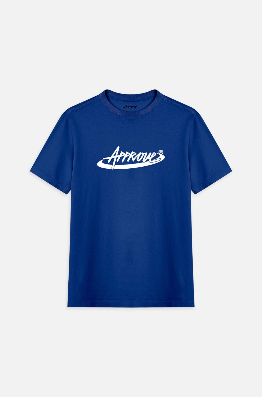 Camiseta Bold Approve Spare Azul E Branca