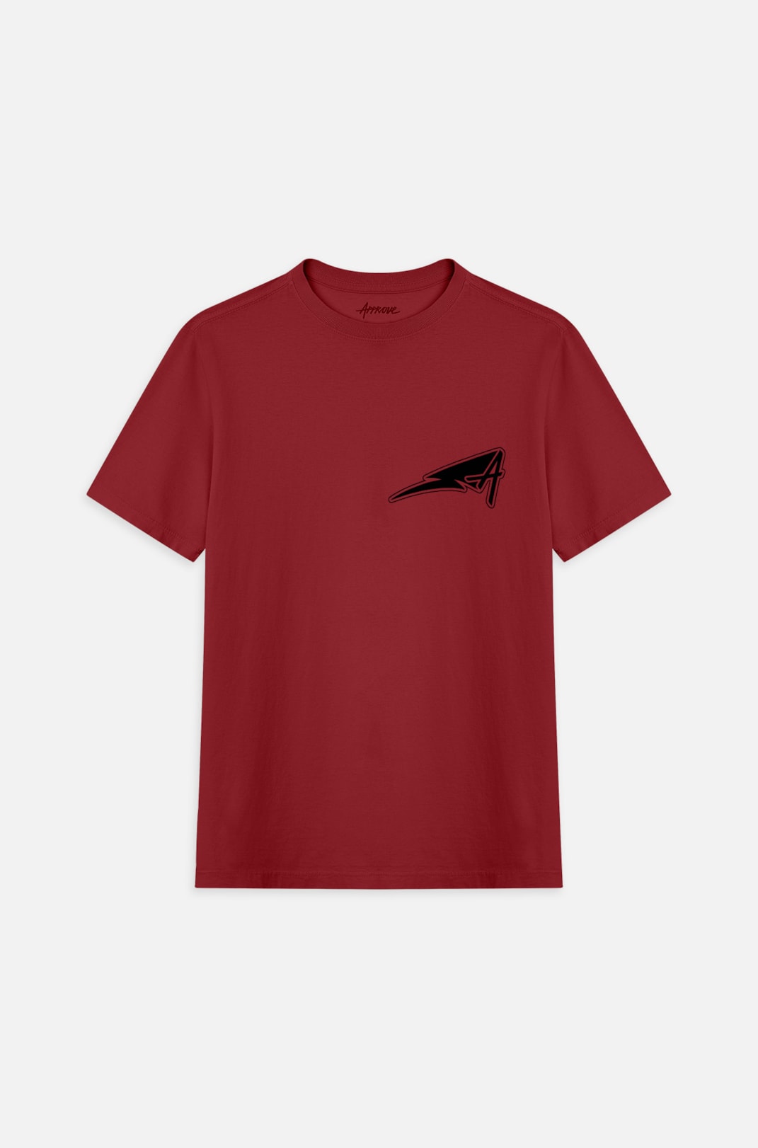 Camiseta Bold Approve Spare Star Bordô E Preto
