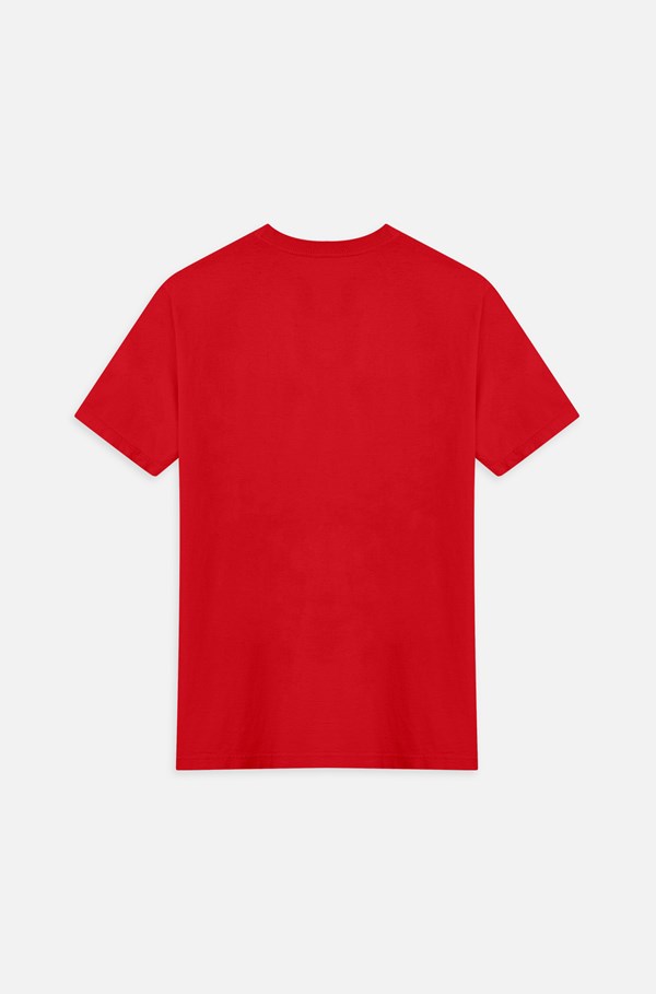 Camiseta Bold Approve Spare Vermelha E Branca