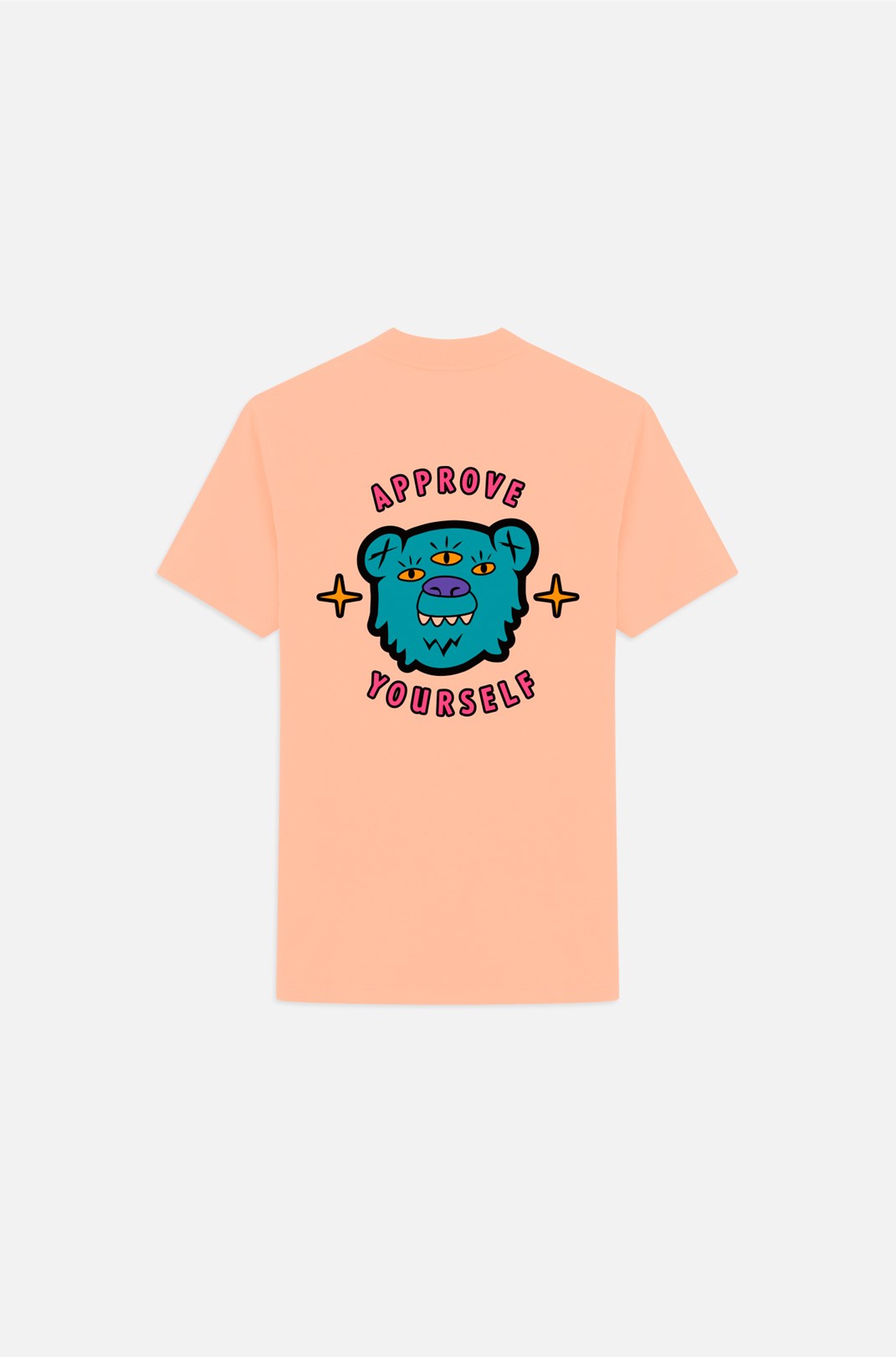 Camiseta Bold Approve Ur Summer Bear Coral