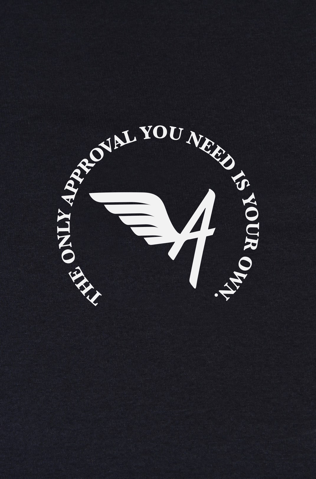 Camiseta Bold Approve Wings Preta