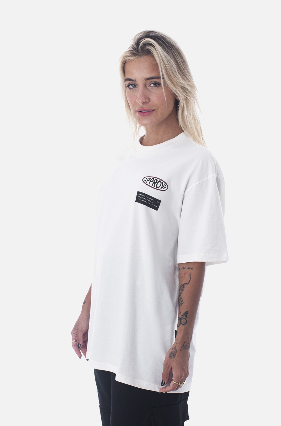 Camiseta Bold Approve Workwear Off White