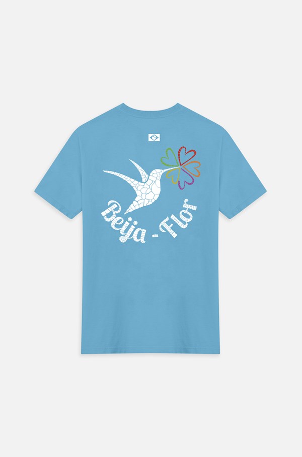 Camiseta Bold Approve X Beija-Flor Soberana Azul