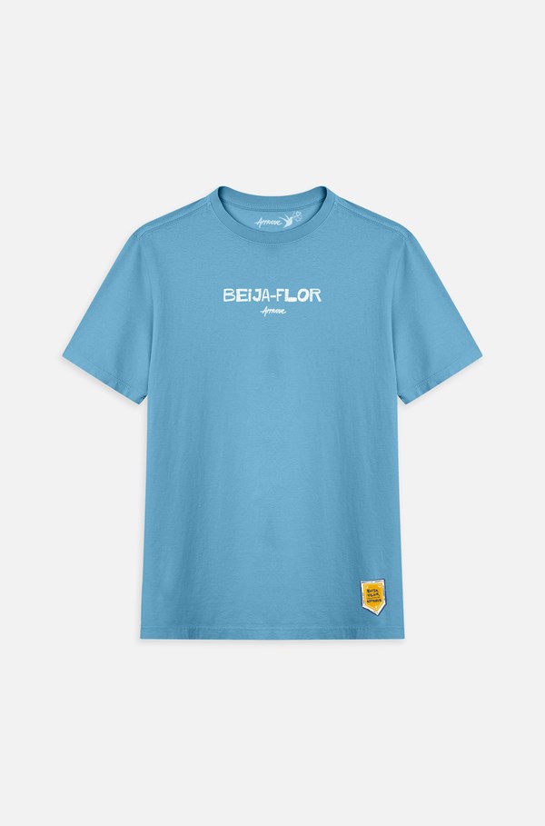 Camiseta Bold Approve X Beija-Flor Soberana Azul