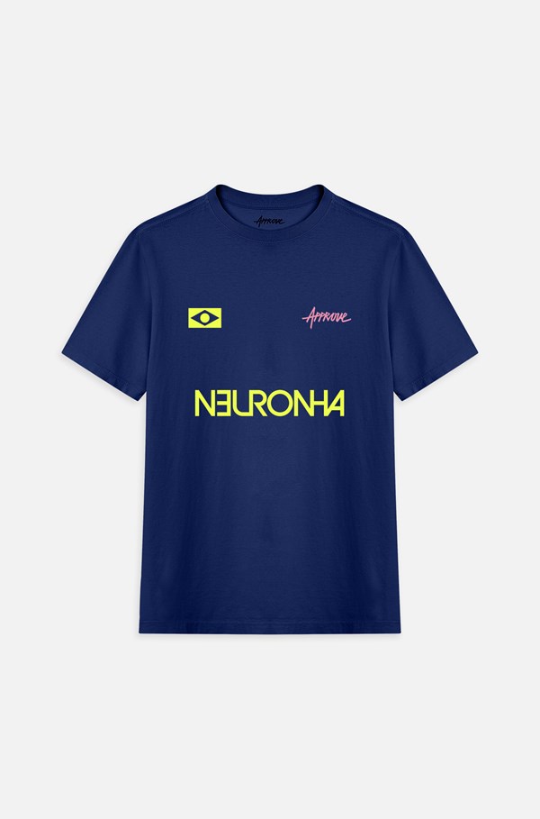 Camiseta Bold Approve X Neuronha Azul Marinho