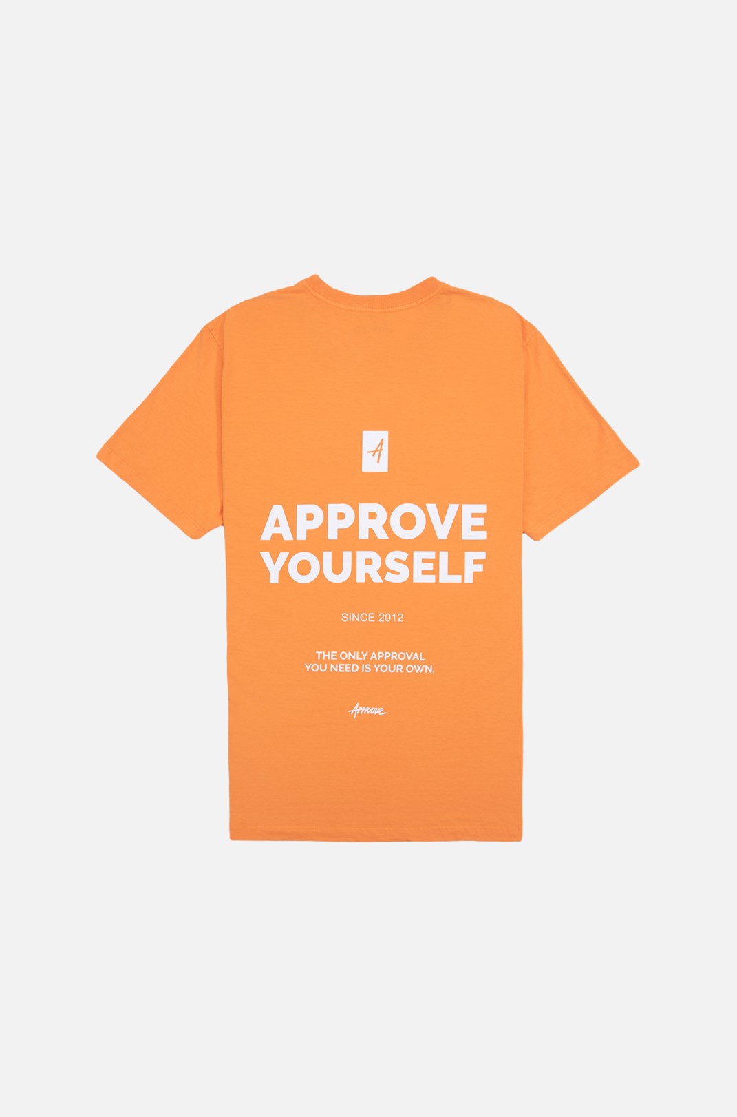 Camiseta Bold Approve Yourself Laranja