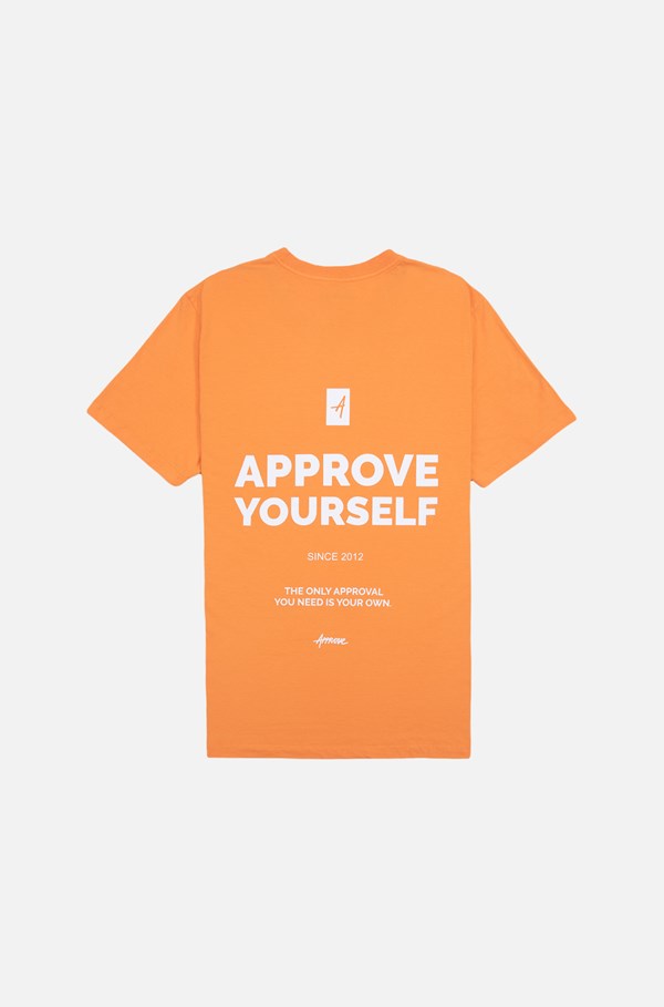 Camiseta Bold Approve Yourself Laranja