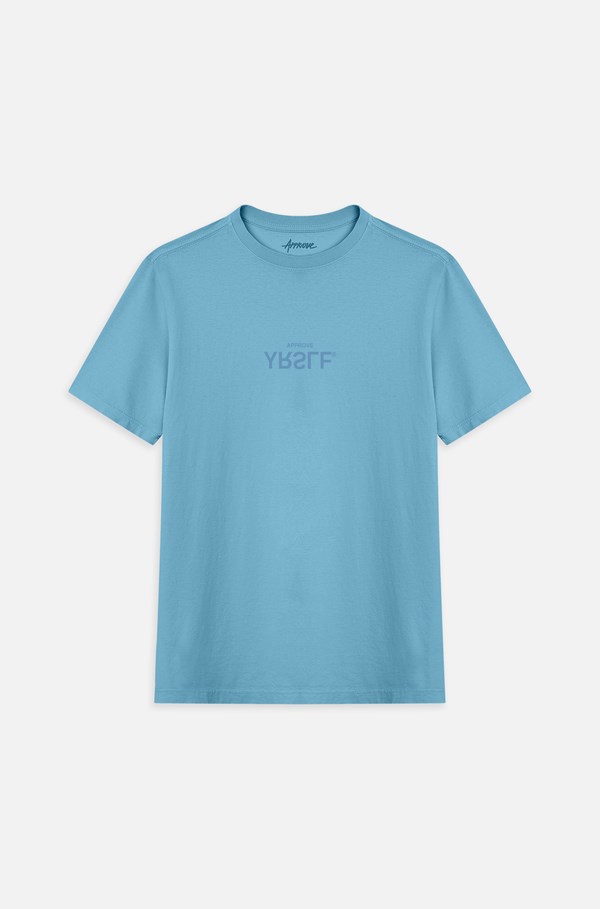 Camiseta Bold Approve Yrslf Inverse Collors Azul