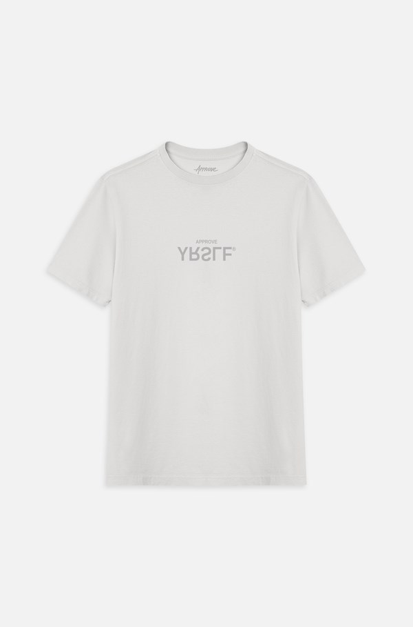Camiseta Bold Approve Yrslf Inverse Collors Off White
