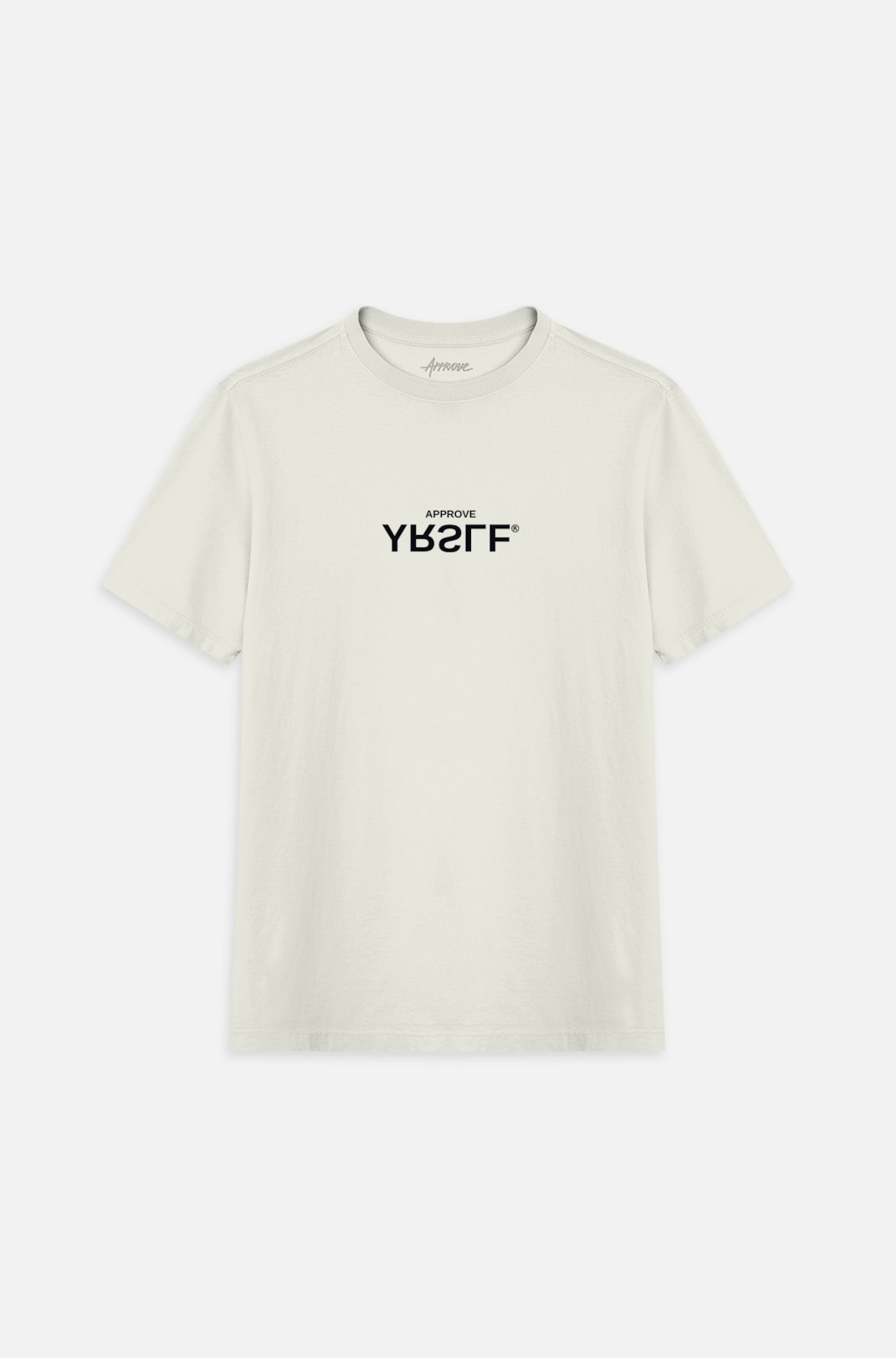 Camiseta Bold Approve Yrslf Inverse Off White