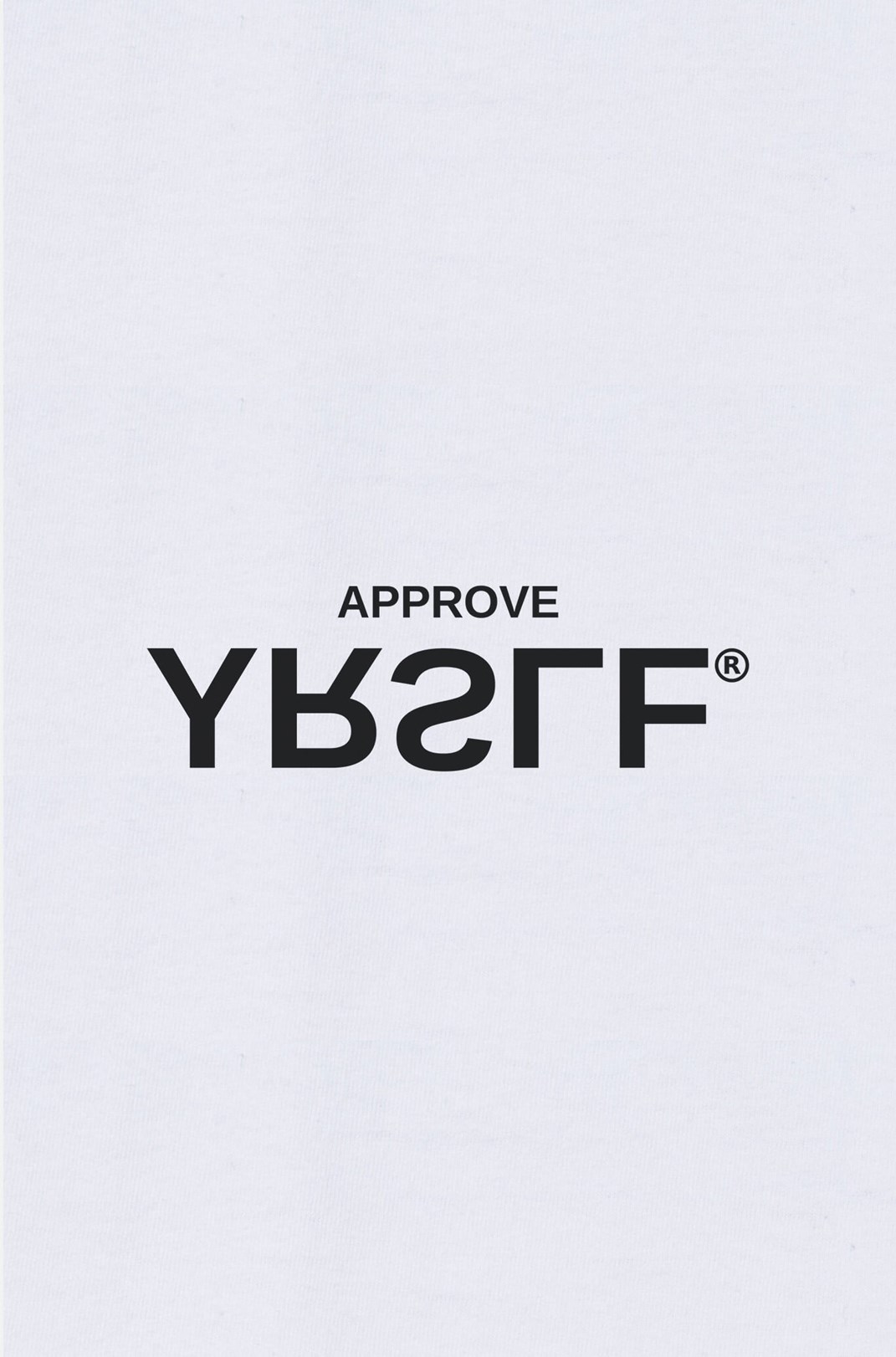 Camiseta Bold Approve Yrslf Invert Branca